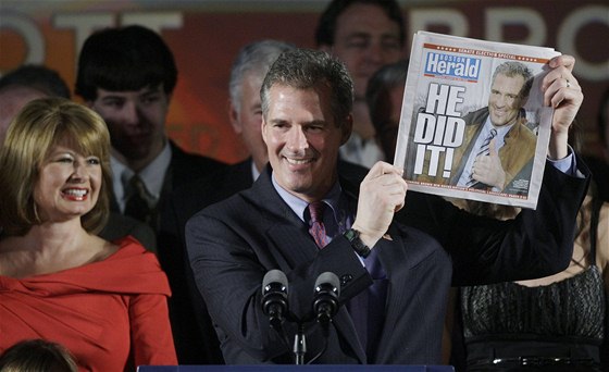 Republikán Scott Brown v Massachusetts (19. ledna 2010)