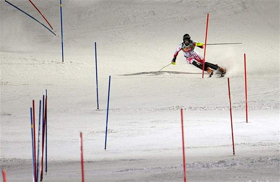 Reinfried Herbst na trati slalomu v Schladmingu