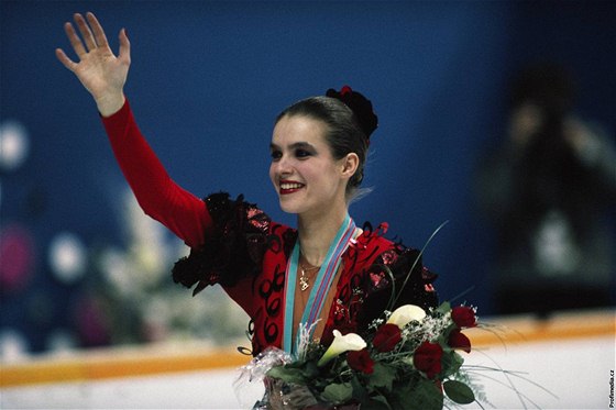Katarina Wittová v Calgary 1988