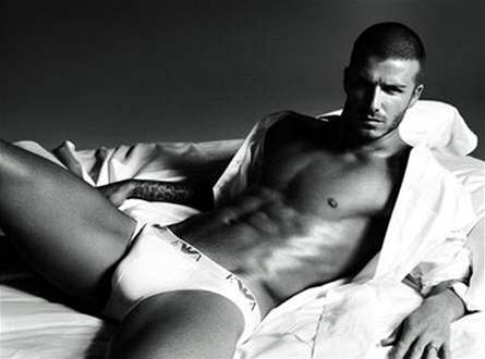 David Beckham v nov reklam na spodn prdlo Armani