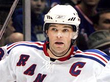 Jaromr Jgr v dresu New York Rangers.