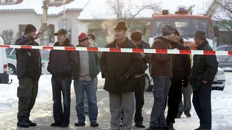 Výbuch plynu zdemoloval dm v Uherském Brod (27.1.2010)