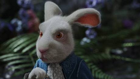 Pracovní snímky k filmu Alenka v íi div - Bílý králík (3D, s pozadím)