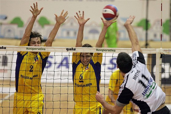 Volejbalisté Ústí nad Labem si zkomplikovali cestu do play-off - ilustraní foto.