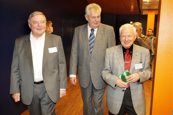 Miroslav louf, Milo Zeman a Miroslav Grégr