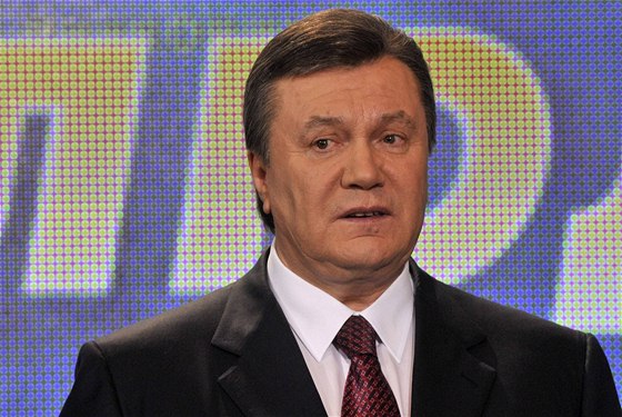 Viktor Janukovy se u prohlásil vítzem ukrajinských prezidentských voleb (8. února 2010)