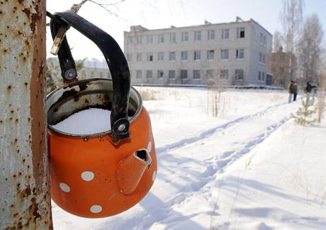 Lotysk msteko Skrunda, kter poputuje do draby.