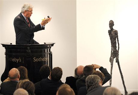 Giacomettiho plastika se prodala za rekordnch 65 milion liber