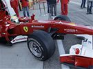 Massa, Ferrari a testy ve Valencii