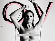 Nah Kate Moss na oblce asopisu Love.