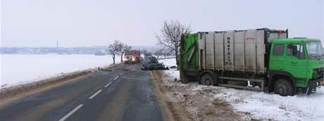 idi, kter na Beclavsku narazil do popelskho vozu, nehodu nepeil