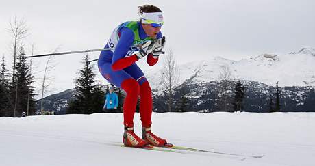 esk bkyn na lych Kamila Rajdlov na trati zvodu na 10 kilometr.