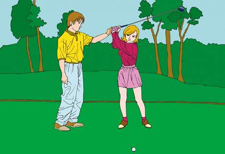 Vuka golfu - ilustran