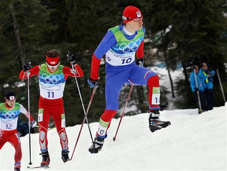 Pavel Churav bhem zvodu sdruen na ZOH ve Vancouveru.