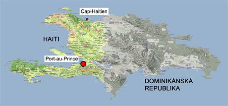 Mapa Haiti