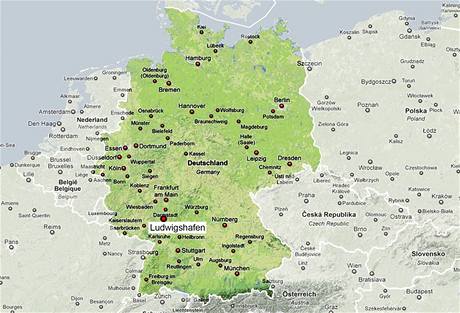 Ludwigshafen v Nmecku.