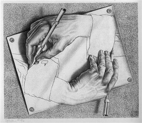 M.C. Escher: Kreslc ruce