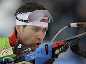 Ole Einar Bjoerndalen pi zvod biatlonist na olympijskch hrch ve Vancouveru.