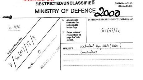 Odtajnný dokument britského ministerstva obrany