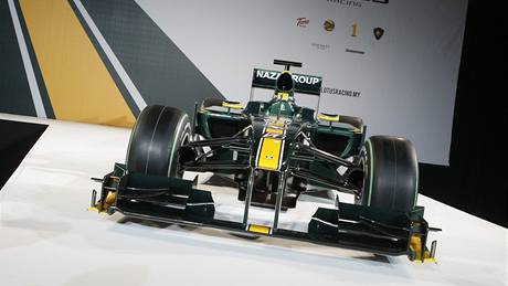 Představení týmu Lotus v Londýně: monopost T127 Představení týmu Lotus v Londýně: monopost T127