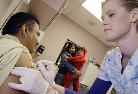 Vakcinace proti praseí chipce v Kalifornii