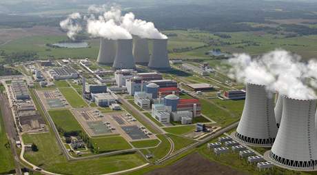 Jaderná elektrárna Temelín po rozíení o dva bloky.