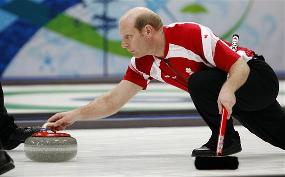 Skip kanadského curlingového týmu Kevin Martin.