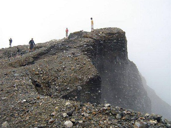 Na vrcholu sopky Rincon de la Vieja. Je to jeden ze sedmi aktivních vulkán na Kostarice.