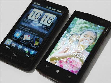 HTC HD2 s Windows Mobile 6.5 a Windows phone 7 series prototyp