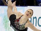 Joannie Rochetteov bhem krtkho programu na zimnch olympijskch hrch ve Vancouveru