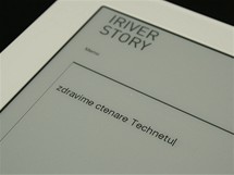 iRiver Story - poznmky