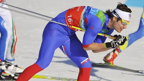 eský závodník Duan Koíek na trati olympijského sprintu dvojic