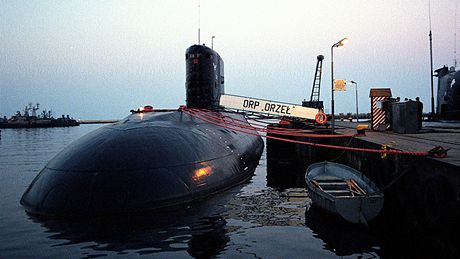 Ponorka polského námonictva v Gdyni