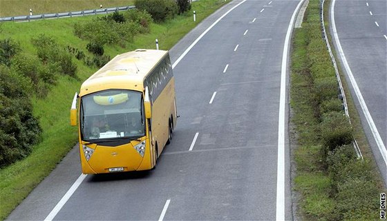 Autobus spolenosti Student Agency. Ilustraní foto