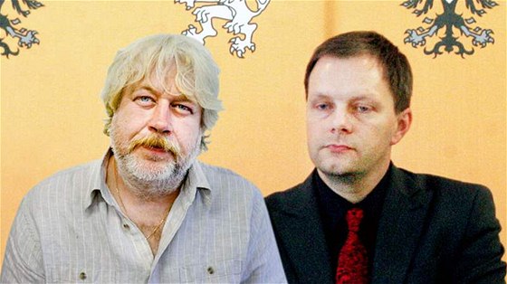 éf Cermatu Pavel Zelený (vlevo) a senátor Marcel Chládek.