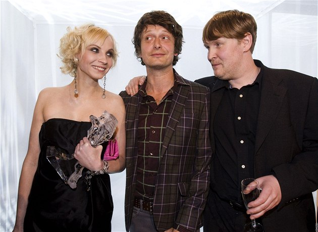 Český lev za rok 2009 - tvůrci filmu Protektor (herečka Jana Plodková, střihař Pavel Hrdlička a režisér Marek Najbrt) Český lev za rok 2009 - tvůrci filmu Protektor (herečka Jana Plodková, střihař Pavel Hrdlička a režisér Marek Najbrt)