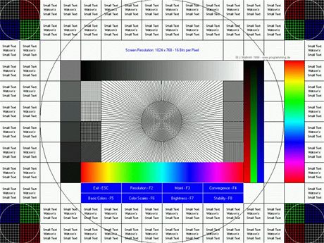 Monitor Test Screens