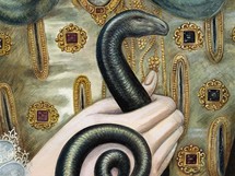 Na portrtu anglick krlovny Albty I. objevili britt restaurtoi zhadnho hada 