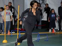 Michelle Obamov propaguje pravideln pohyb
