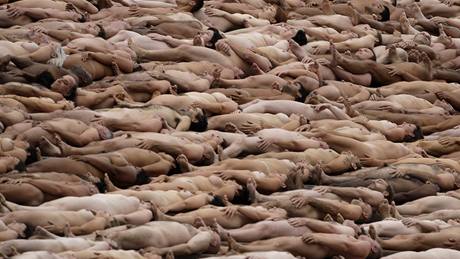 Spencer Tunick svlékl tisíce Australan