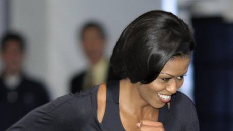 Michelle Obamov propaguje pravideln pohyb