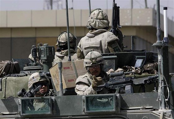 Jednotky ISAF v Kandaháru.