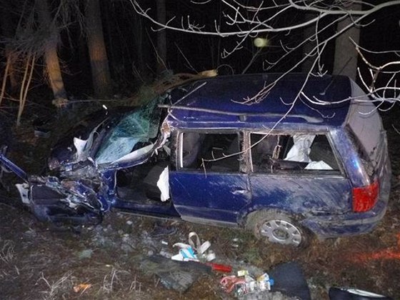 Tragická nehoda u Záborné na Jihlavsku