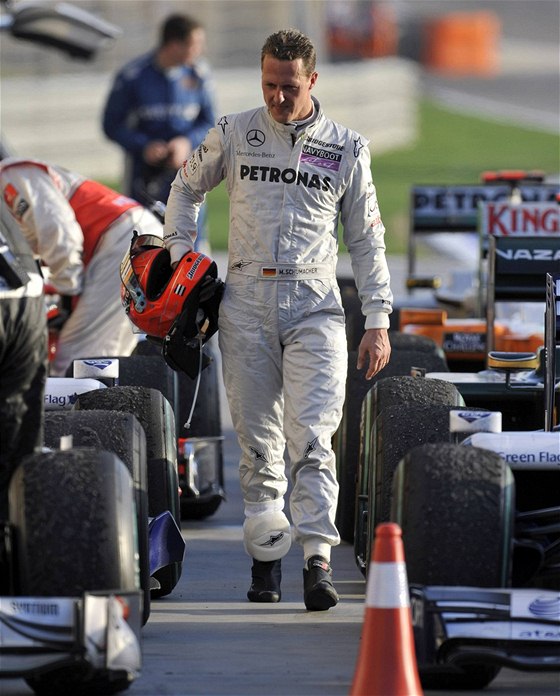 Michael Schumacher po Velké cen Bahrajnu