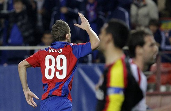 Tomá Necid na jae stílel góly za CSKA Moskva v Lize mistr, v Evropské lize proti Spart hrál pár minut a neskóroval.