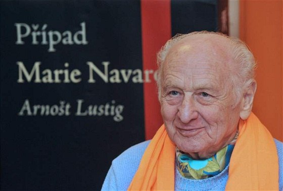 Arnot Lustig pedstavil svou novou knihu Pípad Marie Navarové