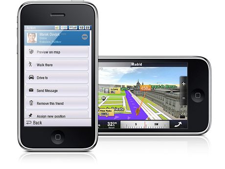 Navigan aplikace Sygic Aura pro iPhone