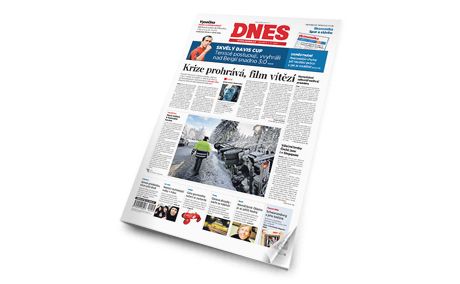 Titulní stránka MF DNES 2010