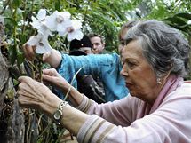 Jiina Jirskov se zastnila szen orchidej v botanick zahrad v Praze Troji