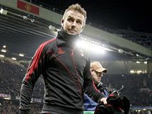 David Beckham se vrtil na Old Trafford jako soupe v dresu AC Miln, osmifinle Ligy mistr vak zaal jako nhradnk.